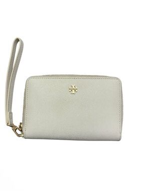 Tory Burch York multi function white saffiano leather Wristlet Wallet